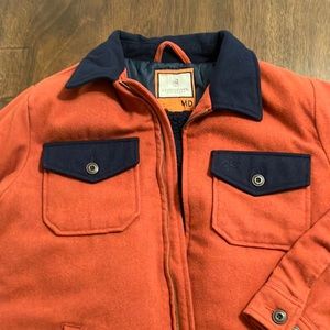 Mens Legendary Whitetails Tough As Buck Berber lined wool coat, size Medium